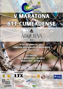 Cartaz do evento 5ª MARATONA BTT CUMEADENSE / ALQUEVA LAKE GIN