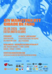 Cartaz do evento XIV Maratona BTT Cidade de Faro