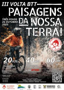 Cartaz do evento III Passeio BTT “Paisagens da Nossa Terra”