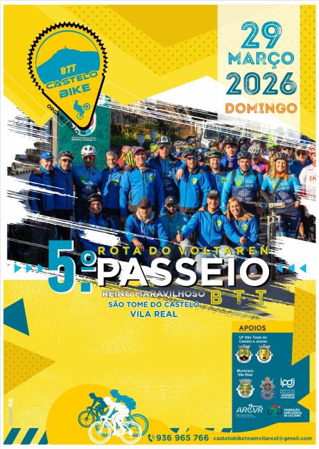 Cartaz do evento Rota do Voltaren Castelo Bike