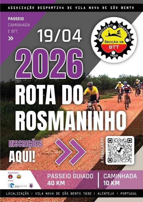 Cartaz do evento ROTA DO ROSMANINHO