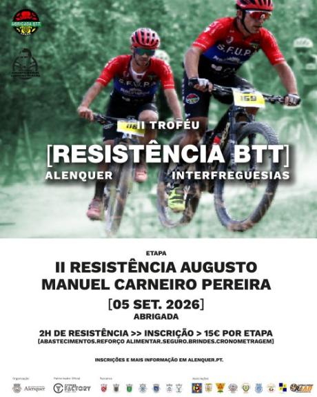 Cartaz do evento II Resistência Augusto Manuel Carneiro Pereira